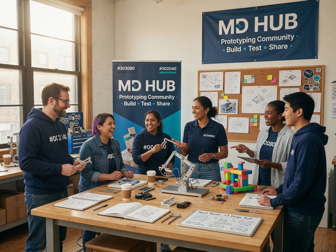 MD Hub brand and creative process