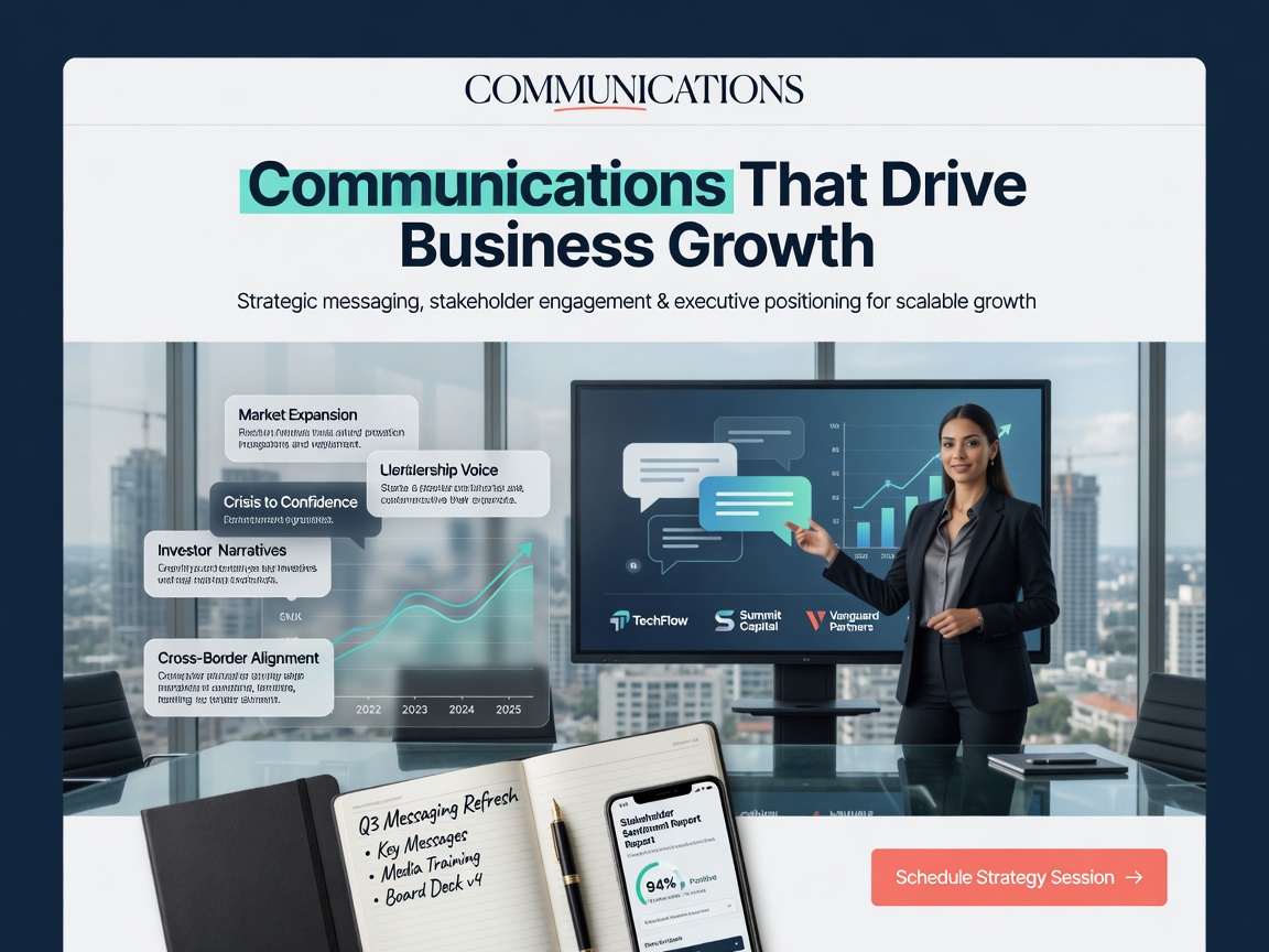 Communications and growth planning still