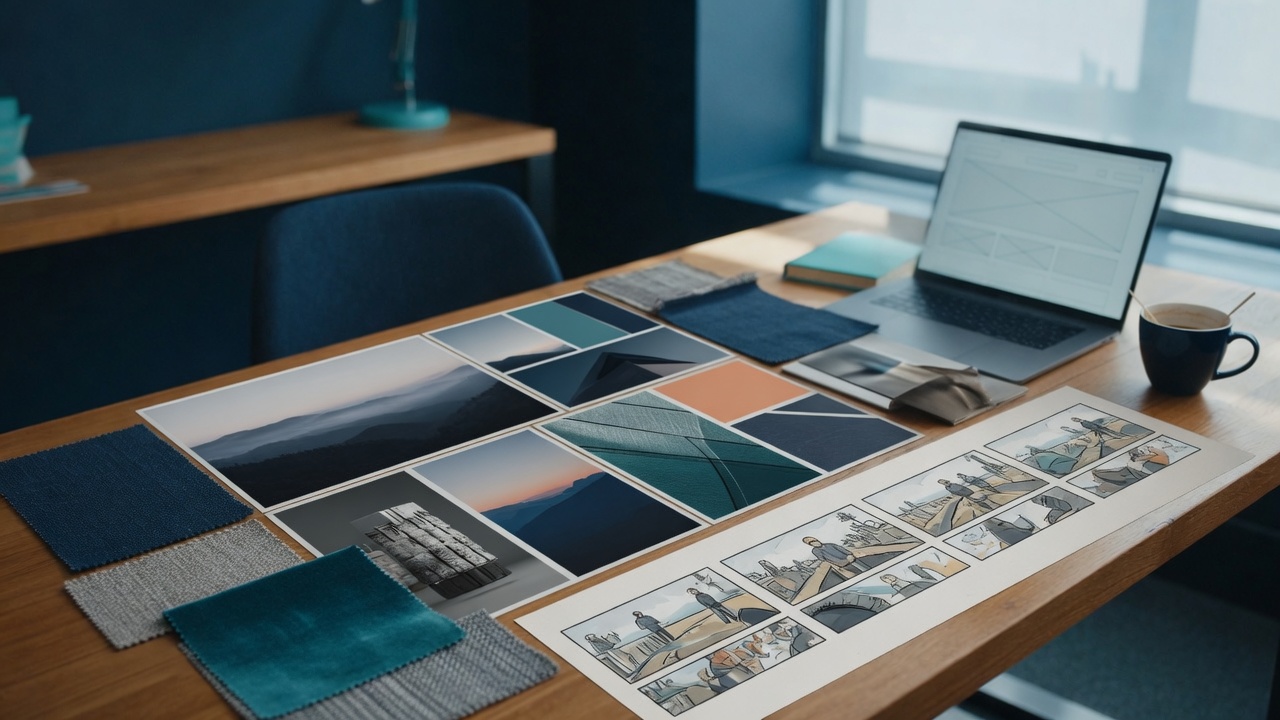 Brand storytelling mood board