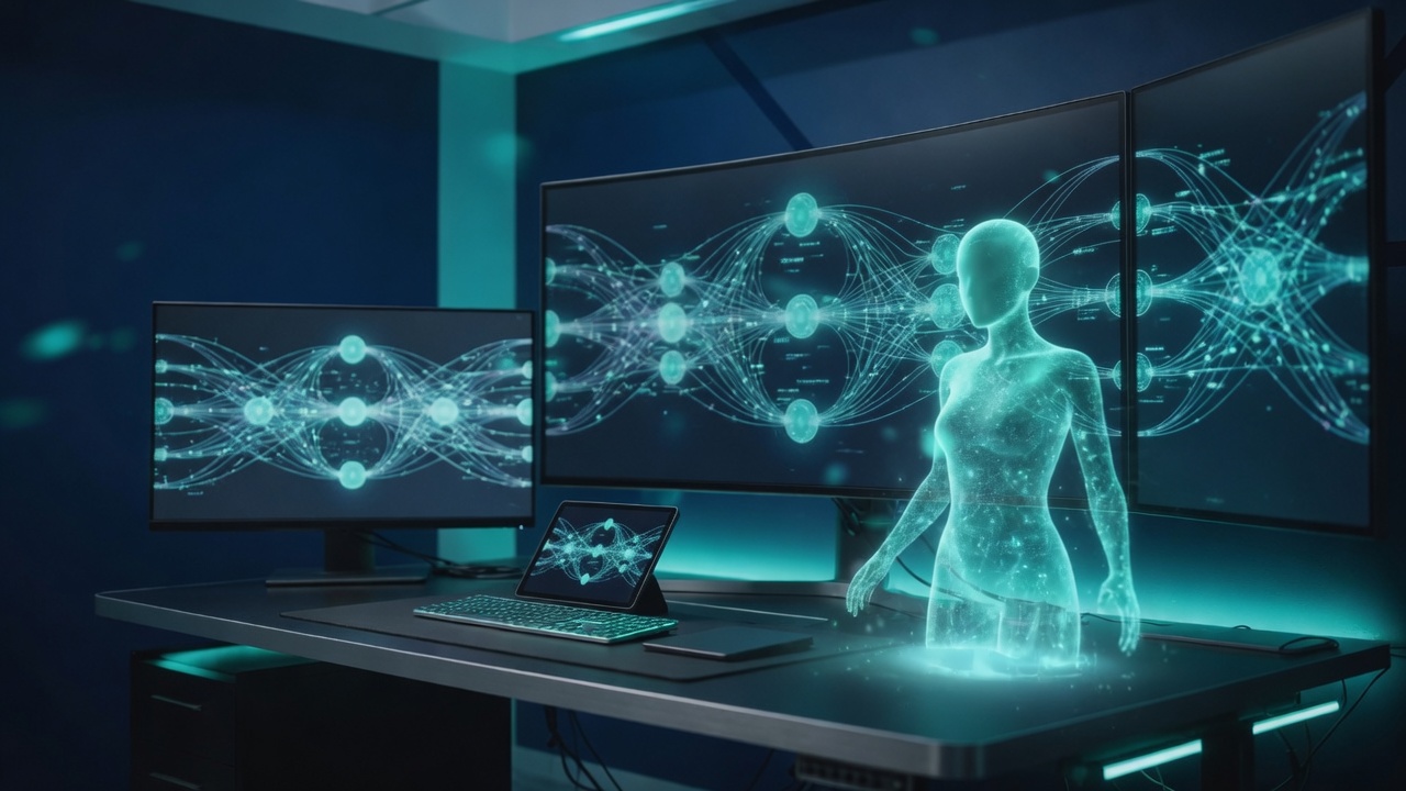AI agent visualization in an operations room